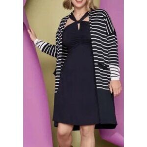 Cabi  Strap Tee Dress #6416 Navy blue XL Was $144 NWOT